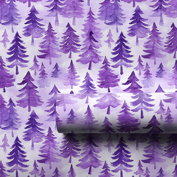 Purple Forest - Wrapping Paper - Aspen & Arlo