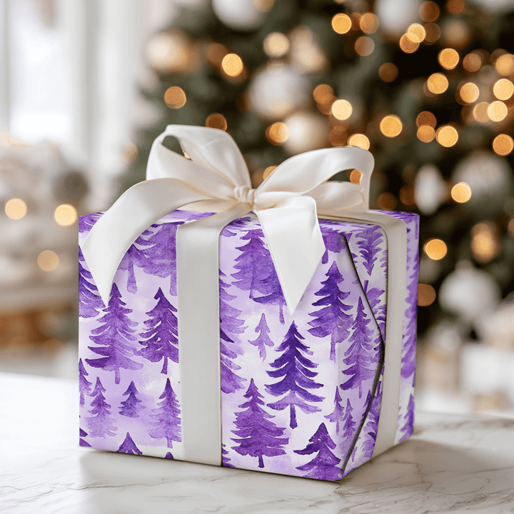 Purple Forest - Wrapping Paper - Aspen & Arlo