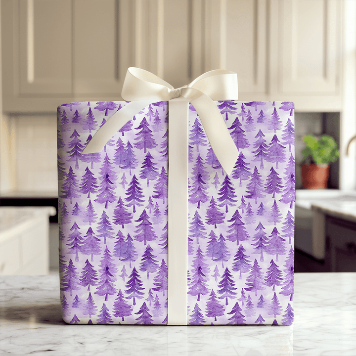 Purple Forest - Wrapping Paper - Aspen & Arlo
