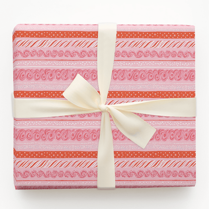 Peppermint Trim - Wrapping Paper - Aspen & Arlo