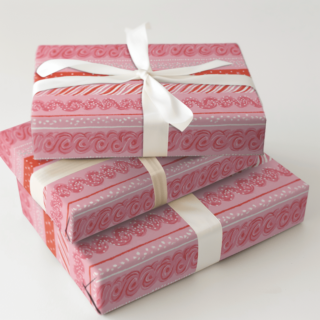 Peppermint Trim - Wrapping Paper - Aspen & Arlo