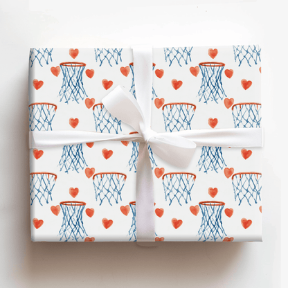 Shoot Your Shot Valentine - Wrapping Paper - Aspen & Arlo