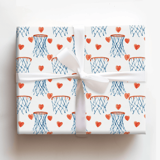Shoot Your Shot Valentine - Wrapping Paper - Aspen & Arlo