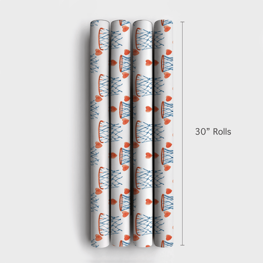 Shoot Your Shot Valentine - Wrapping Paper - Aspen & Arlo