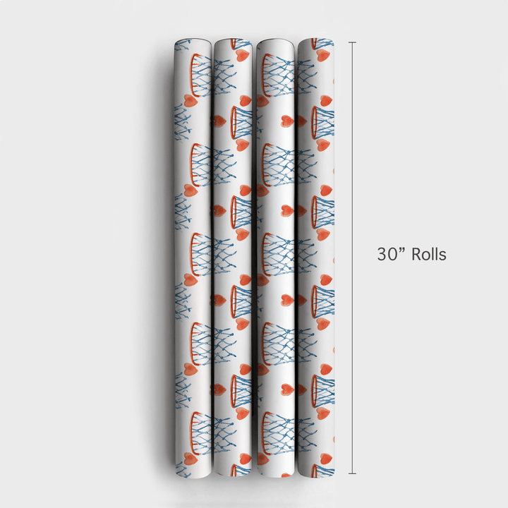Shoot Your Shot Valentine - Wrapping Paper - Aspen & Arlo