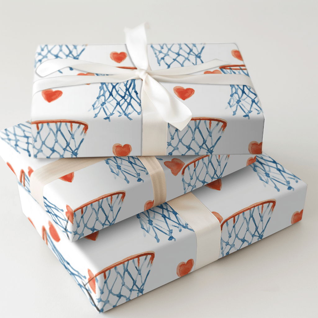 Shoot Your Shot Valentine - Wrapping Paper - Aspen & Arlo