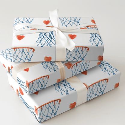 Shoot Your Shot Valentine - Wrapping Paper - Aspen & Arlo