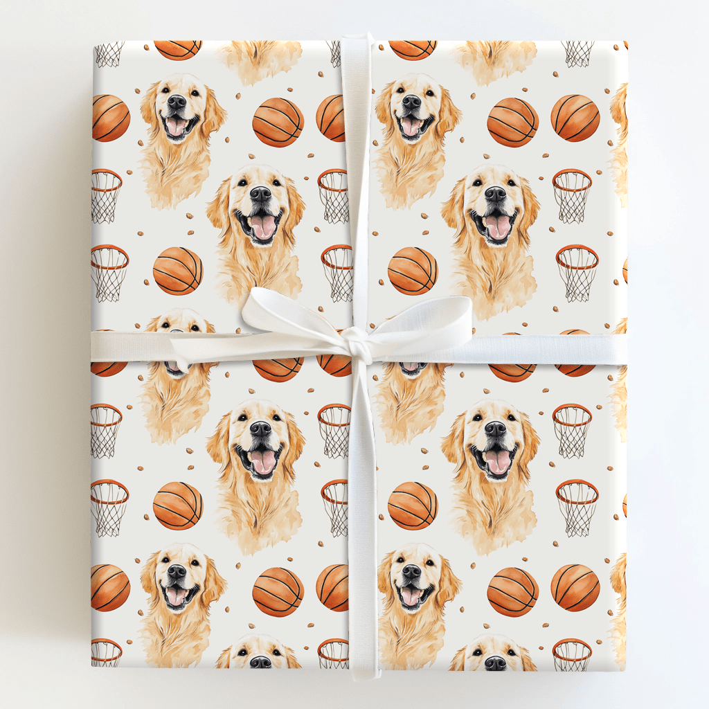 Pup in the Paint - Wrapping Paper - Aspen & Arlo