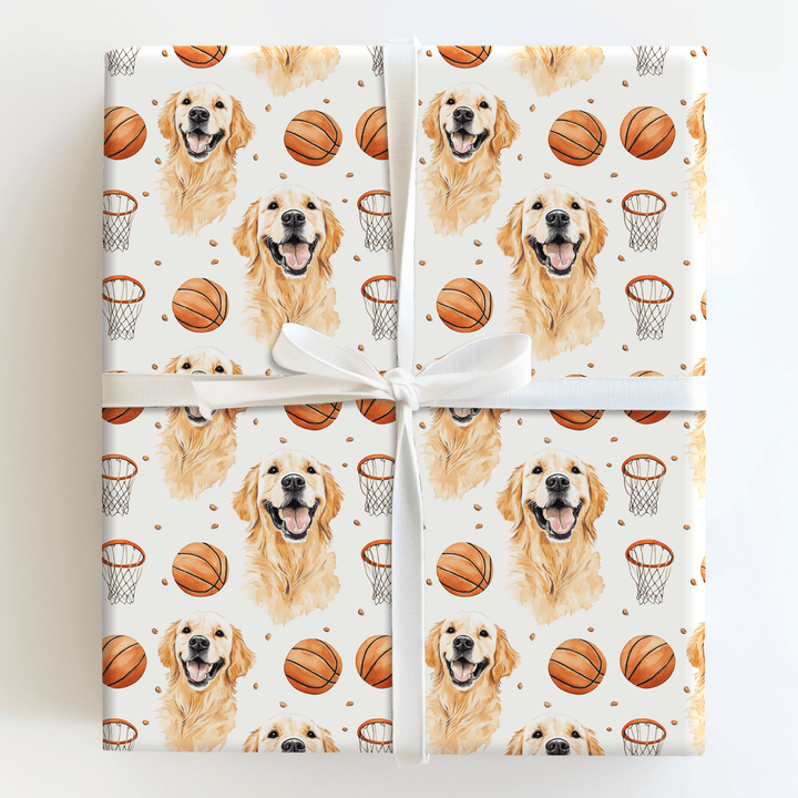 Pup in the Paint - Wrapping Paper - Aspen & Arlo