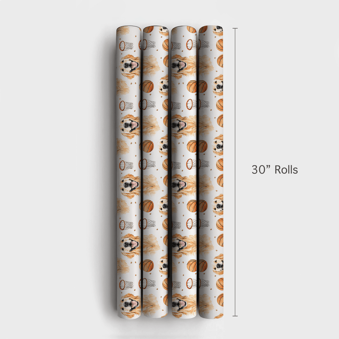 Pup in the Paint - Wrapping Paper - Aspen & Arlo