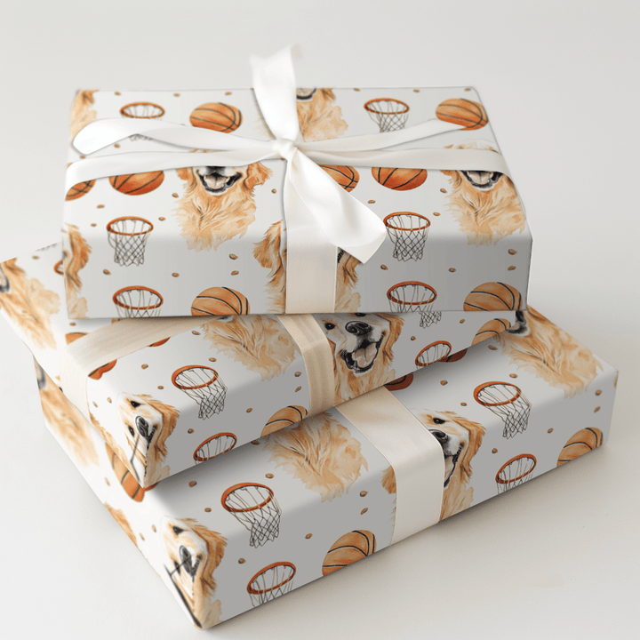 Pup in the Paint - Wrapping Paper - Aspen & Arlo