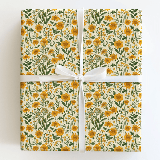 Sunflower Splash - Wrapping Paper - Aspen & Arlo
