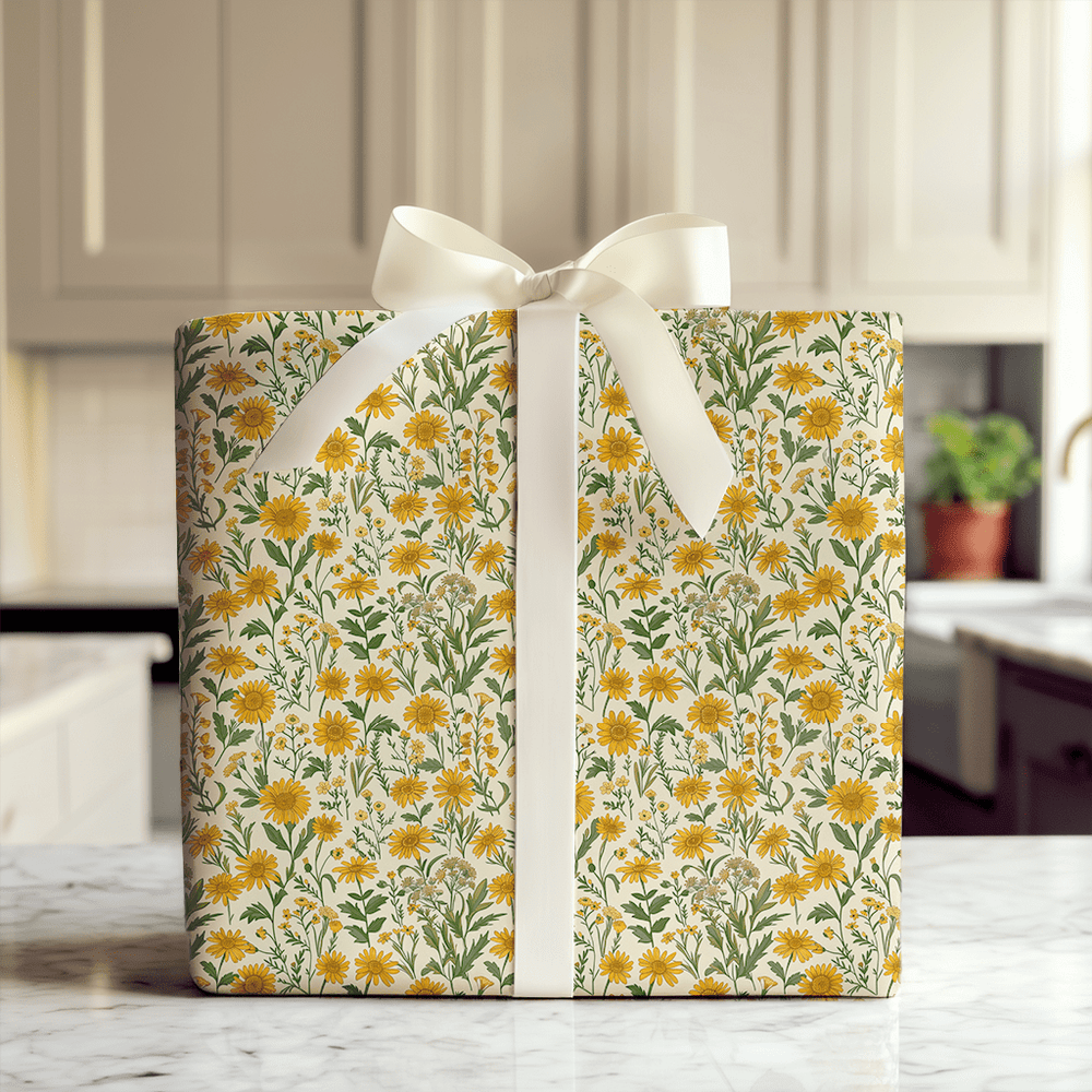 Sunflower Splash - Wrapping Paper - Aspen & Arlo