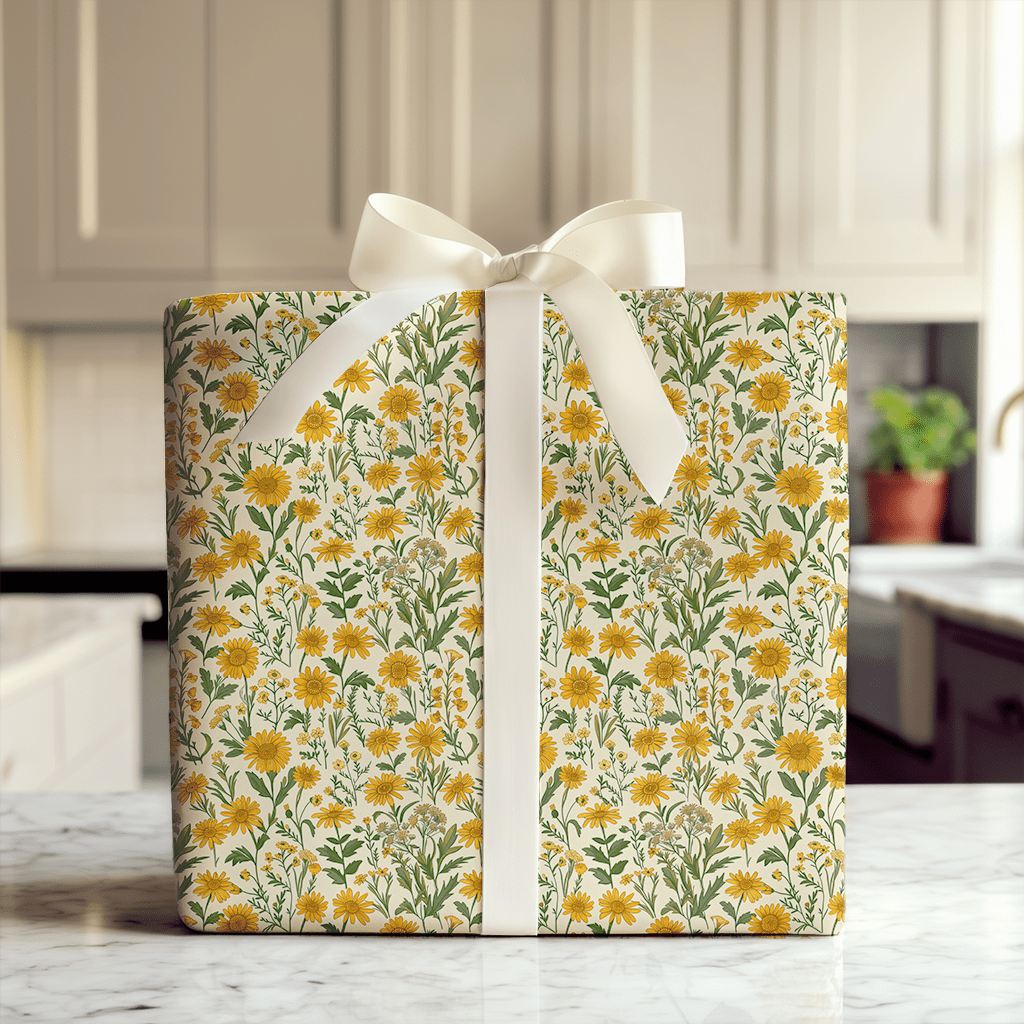 Sunflower Splash - Wrapping Paper - Aspen & Arlo