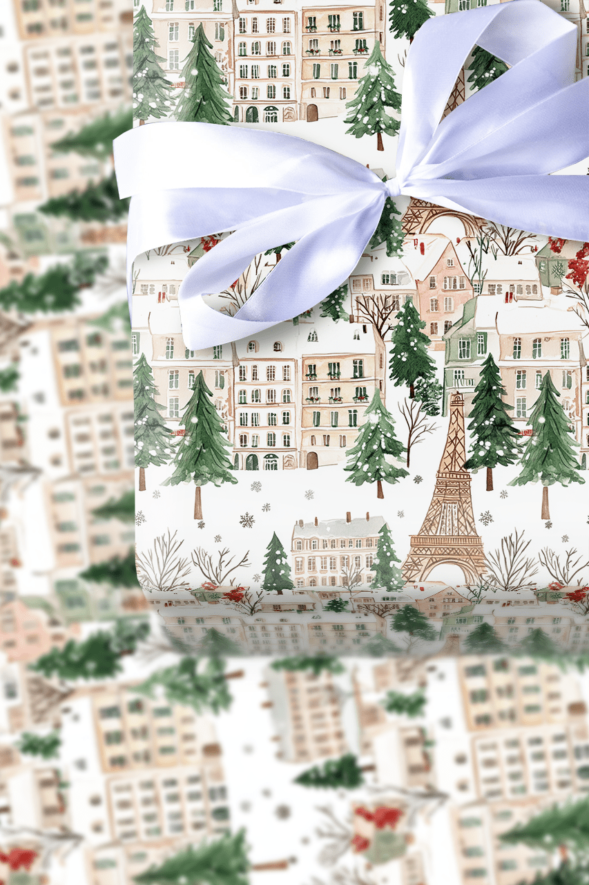 Evening on the Seine - Wrapping Paper - Aspen & Arlo