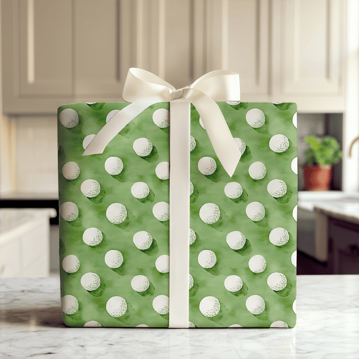 Golfing Volley - Wrapping Paper - Aspen & Arlo