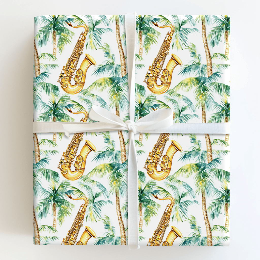 Mardi Gras Brass - Wrapping Paper - Aspen & Arlo
