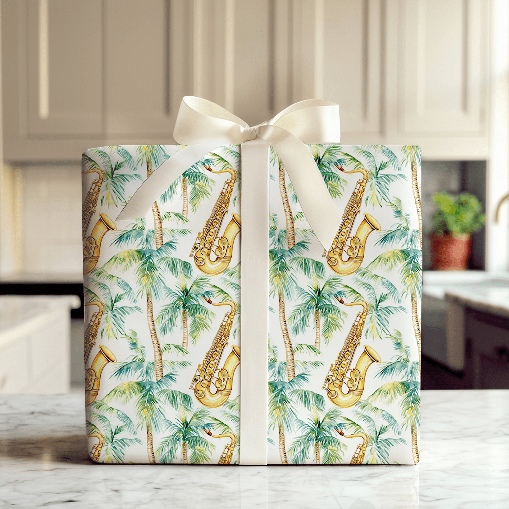 Mardi Gras Brass - Wrapping Paper - Aspen & Arlo