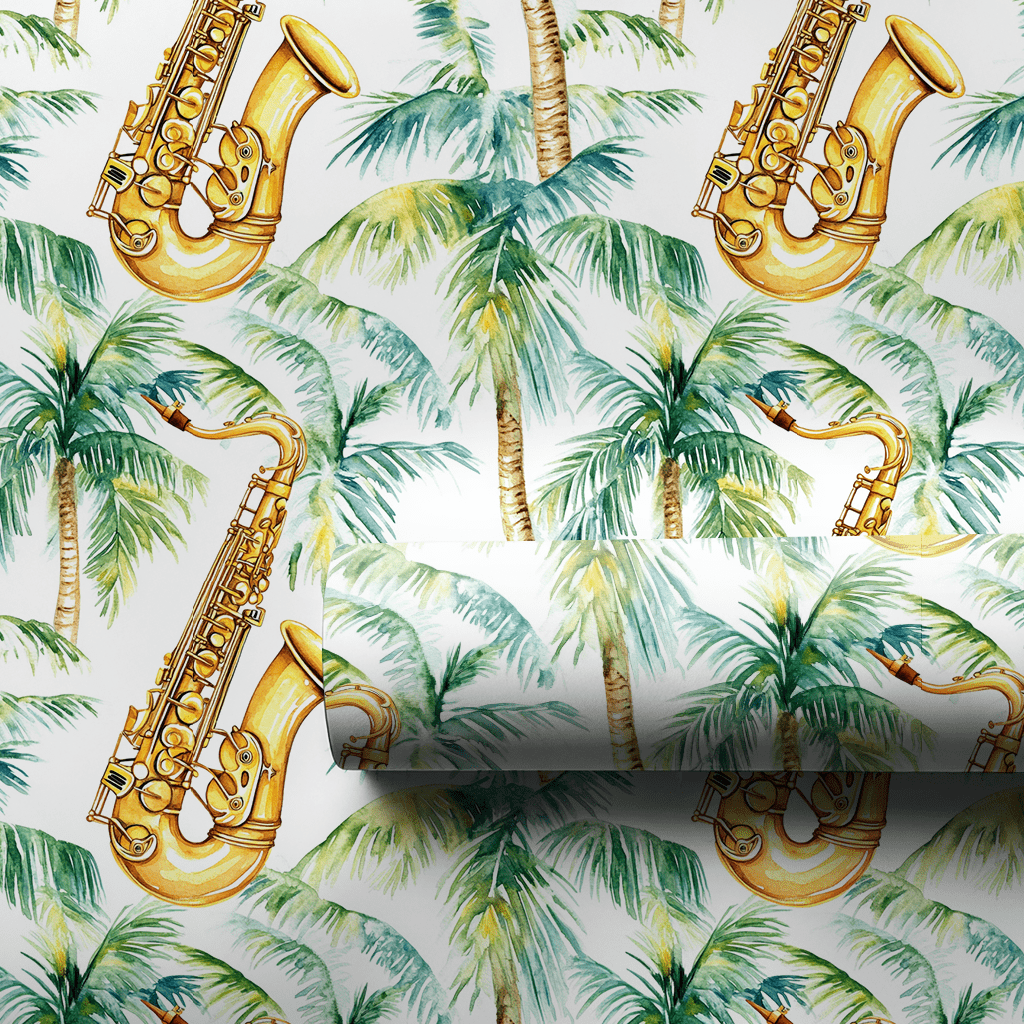 Mardi Gras Brass - Wrapping Paper - Aspen & Arlo