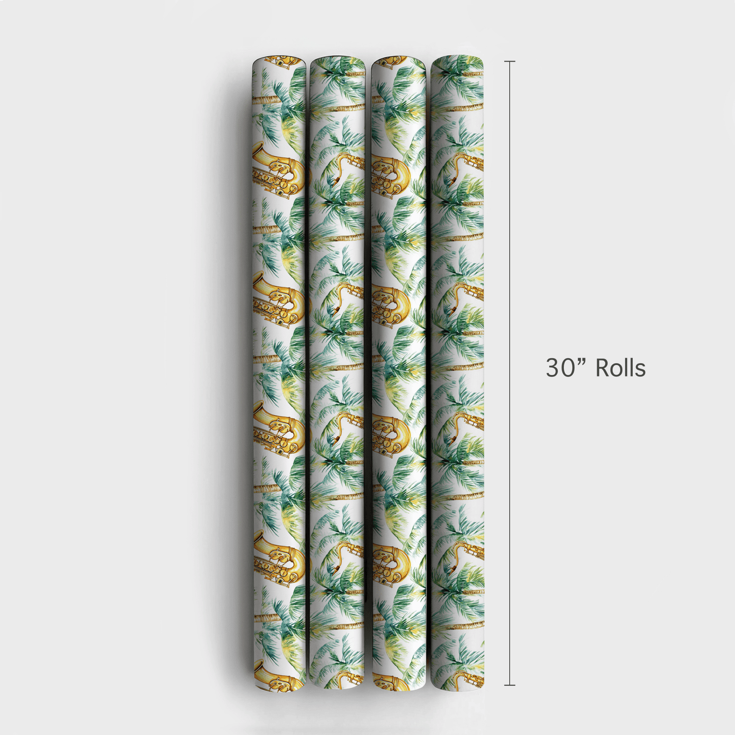 Mardi Gras Brass - Wrapping Paper - Aspen & Arlo