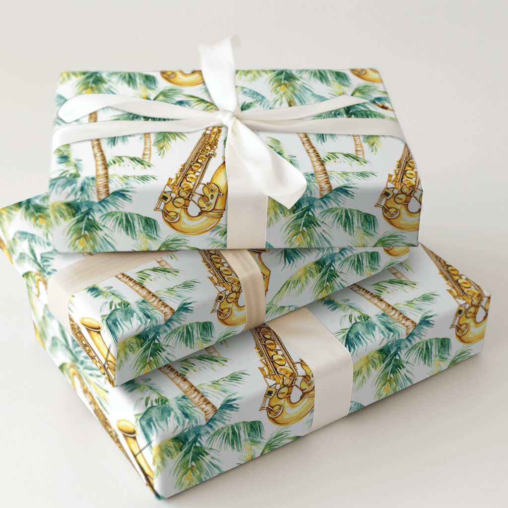 Mardi Gras Brass - Wrapping Paper - Aspen & Arlo