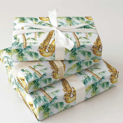 Mardi Gras Brass - Wrapping Paper - Aspen & Arlo