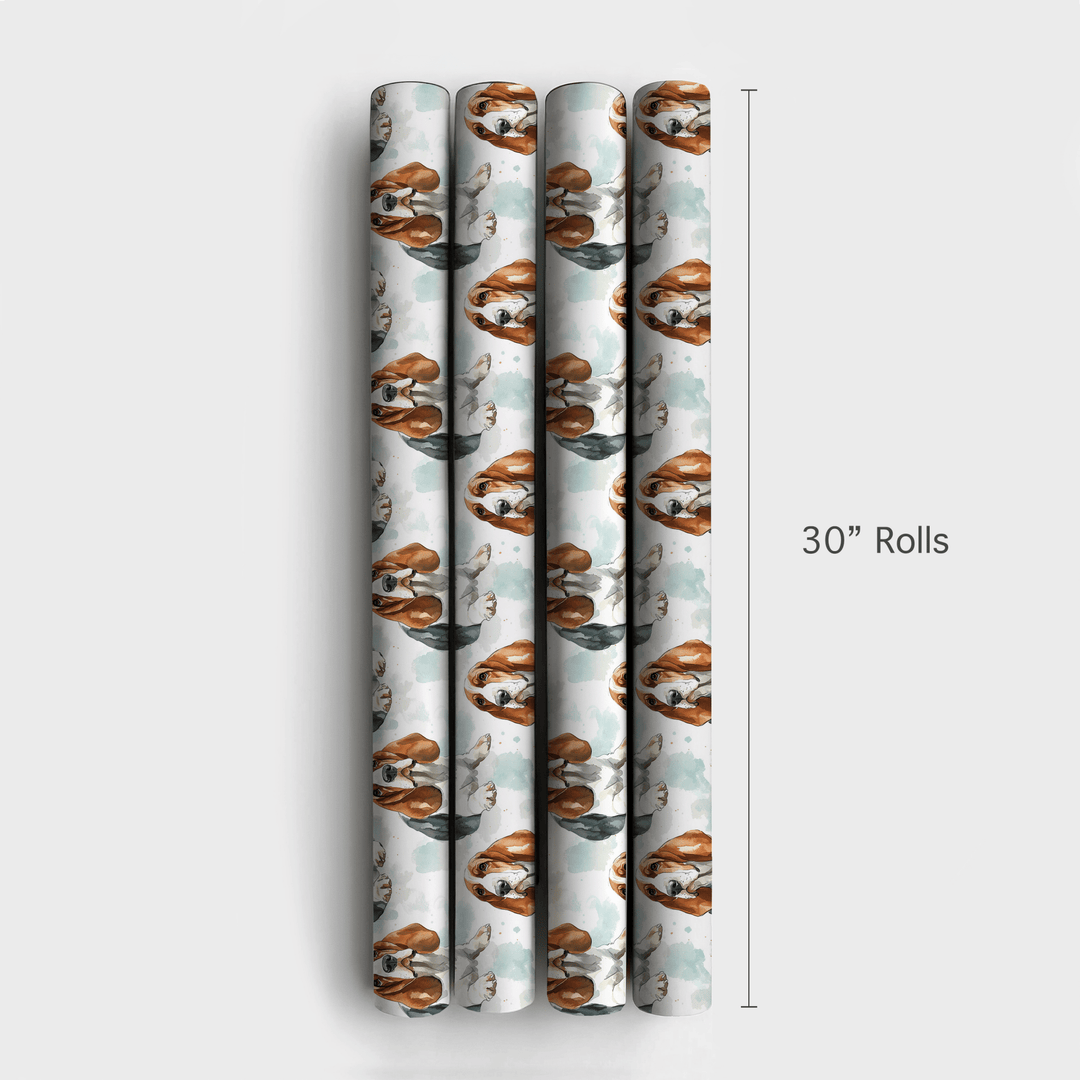 Hound of the Heart - Wrapping Paper - Aspen & Arlo