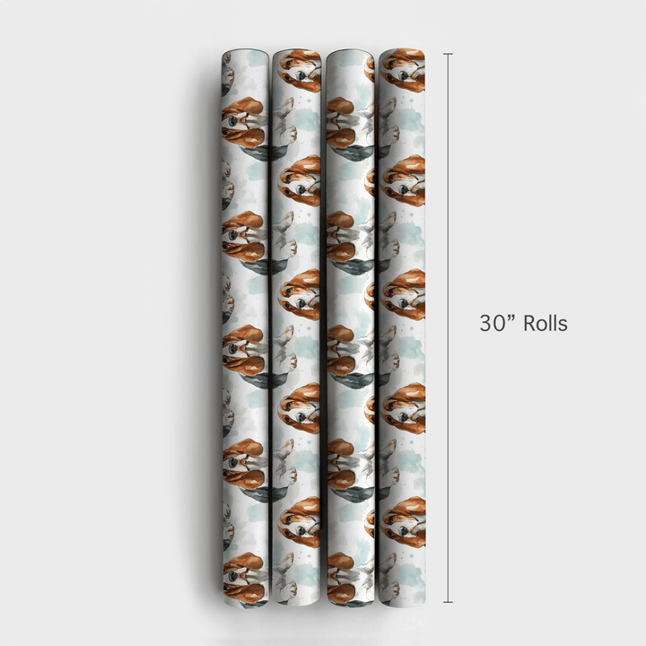 Hound of the Heart - Wrapping Paper - Aspen & Arlo