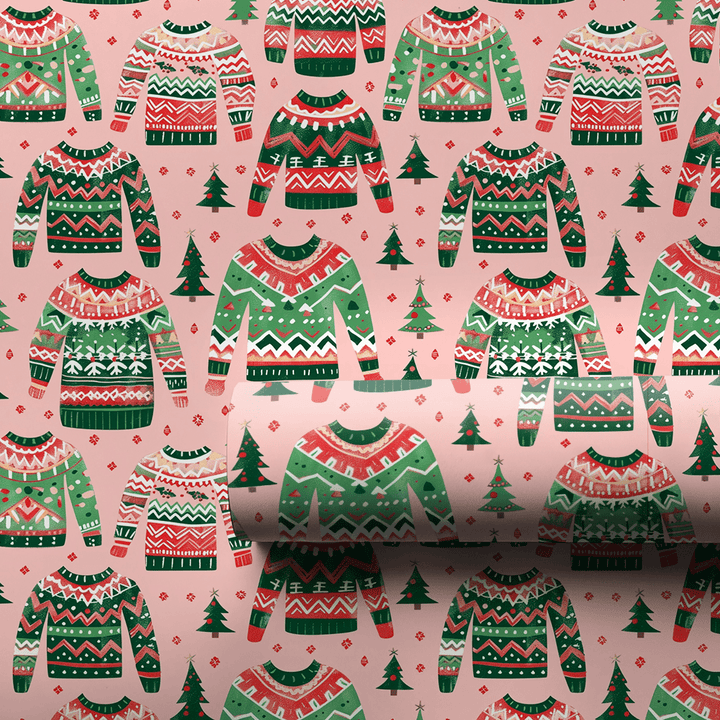 Festive Fuzzies - Wrapping Paper - Aspen & Arlo