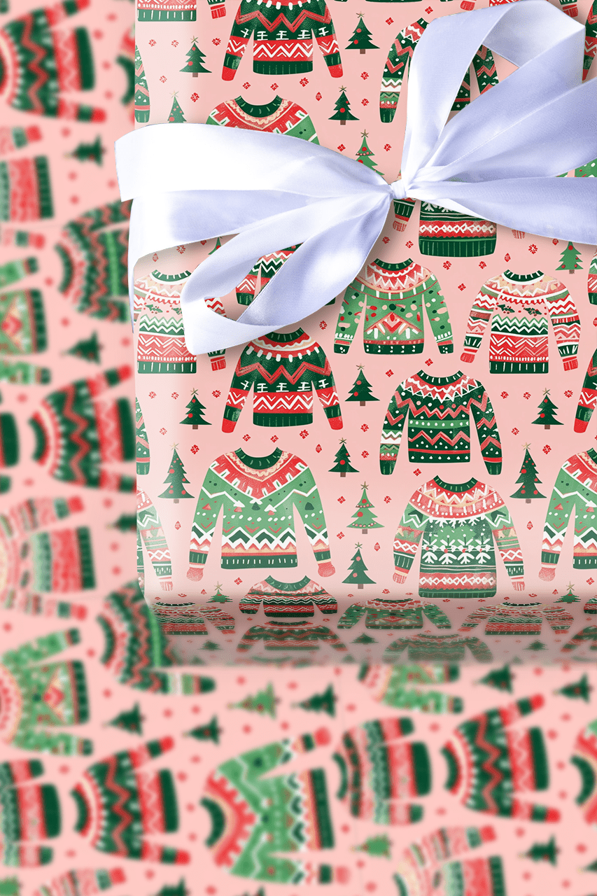 Festive Fuzzies - Wrapping Paper - Aspen & Arlo