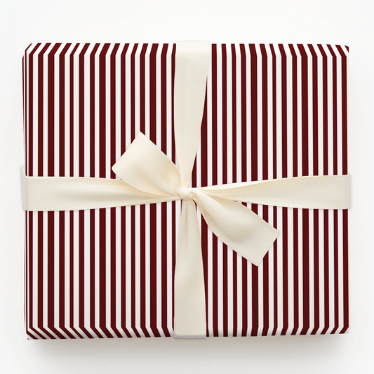 Crimson Streaks Ahead - Wrapping Paper - Aspen & Arlo