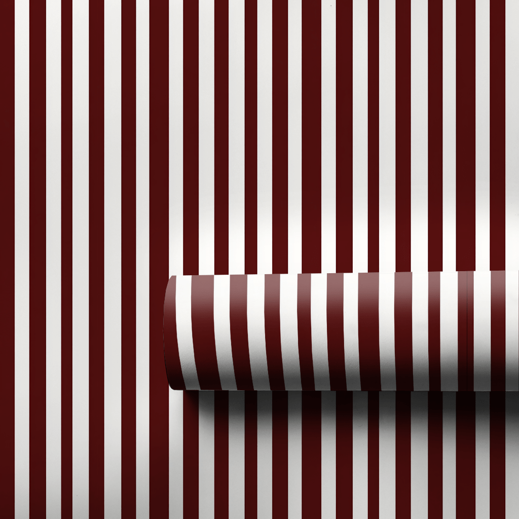 Crimson Streaks Ahead - Wrapping Paper - Aspen & Arlo