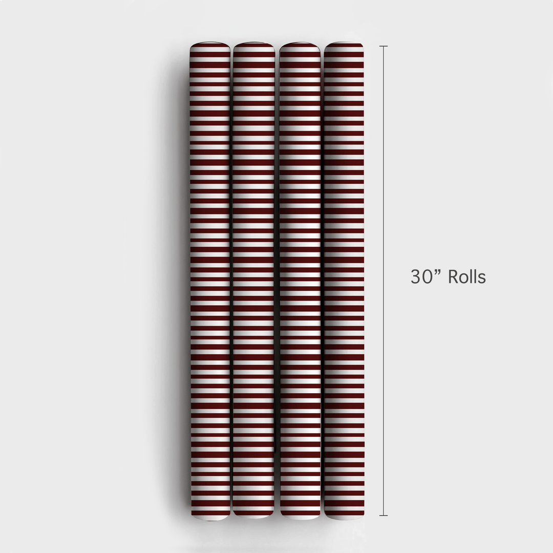 Crimson Streaks Ahead - Wrapping Paper - Aspen & Arlo