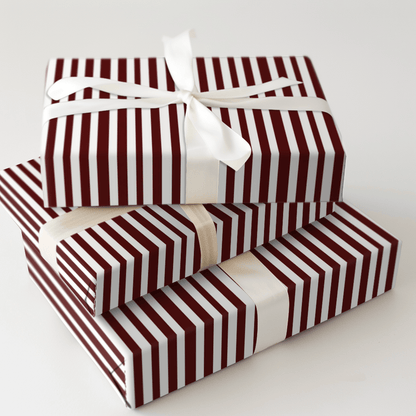 Crimson Streaks Ahead - Wrapping Paper - Aspen & Arlo