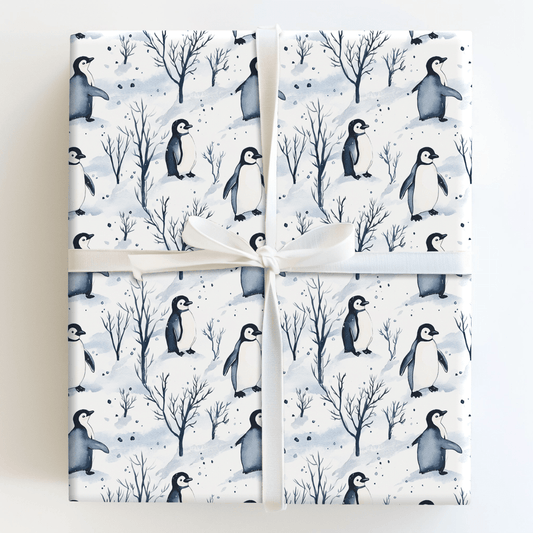 Winter Waddle Wonderland - Wrapping Paper - Aspen & Arlo