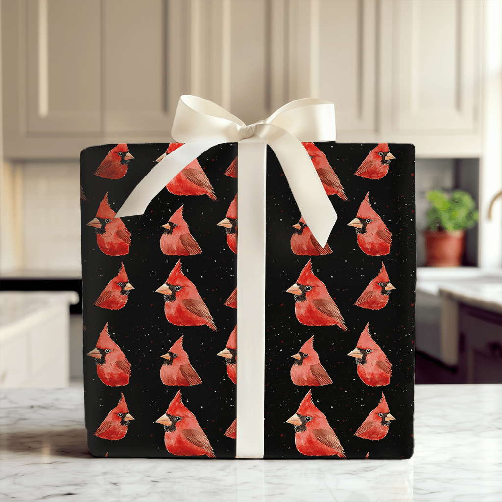 Let's Go Cardinals - Wrapping Paper - Aspen & Arlo