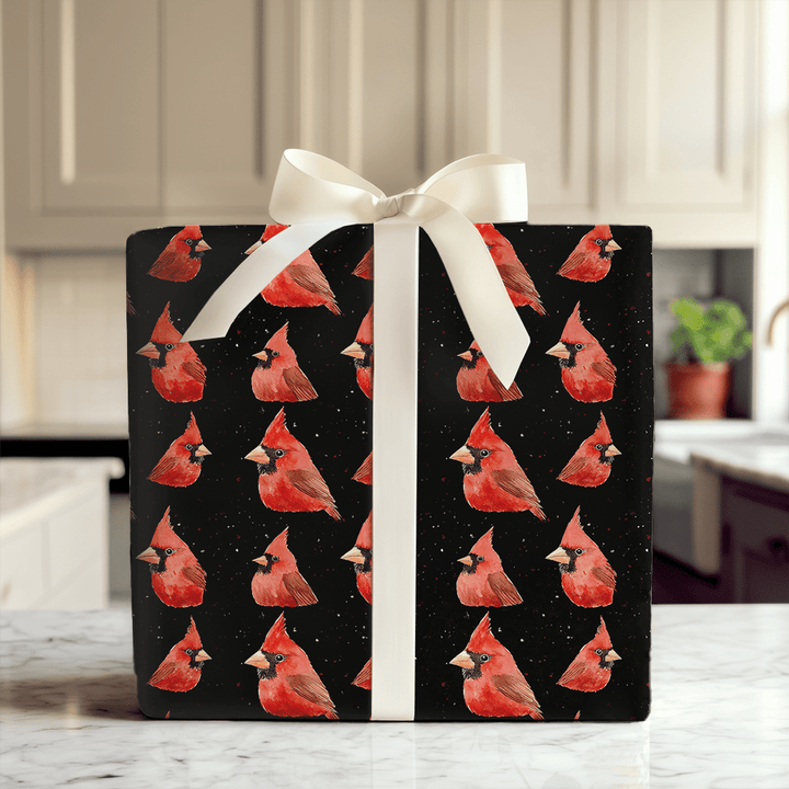 Let's Go Cardinals - Wrapping Paper - Aspen & Arlo