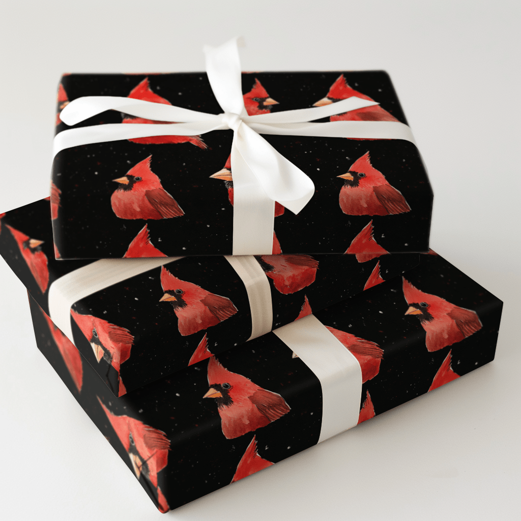 Let's Go Cardinals - Wrapping Paper - Aspen & Arlo