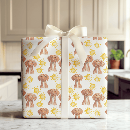 Sunny Day with the Vizslas - Wrapping Paper - Aspen & Arlo