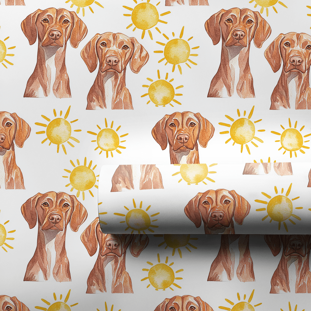 Sunny Day with the Vizslas - Wrapping Paper - Aspen & Arlo