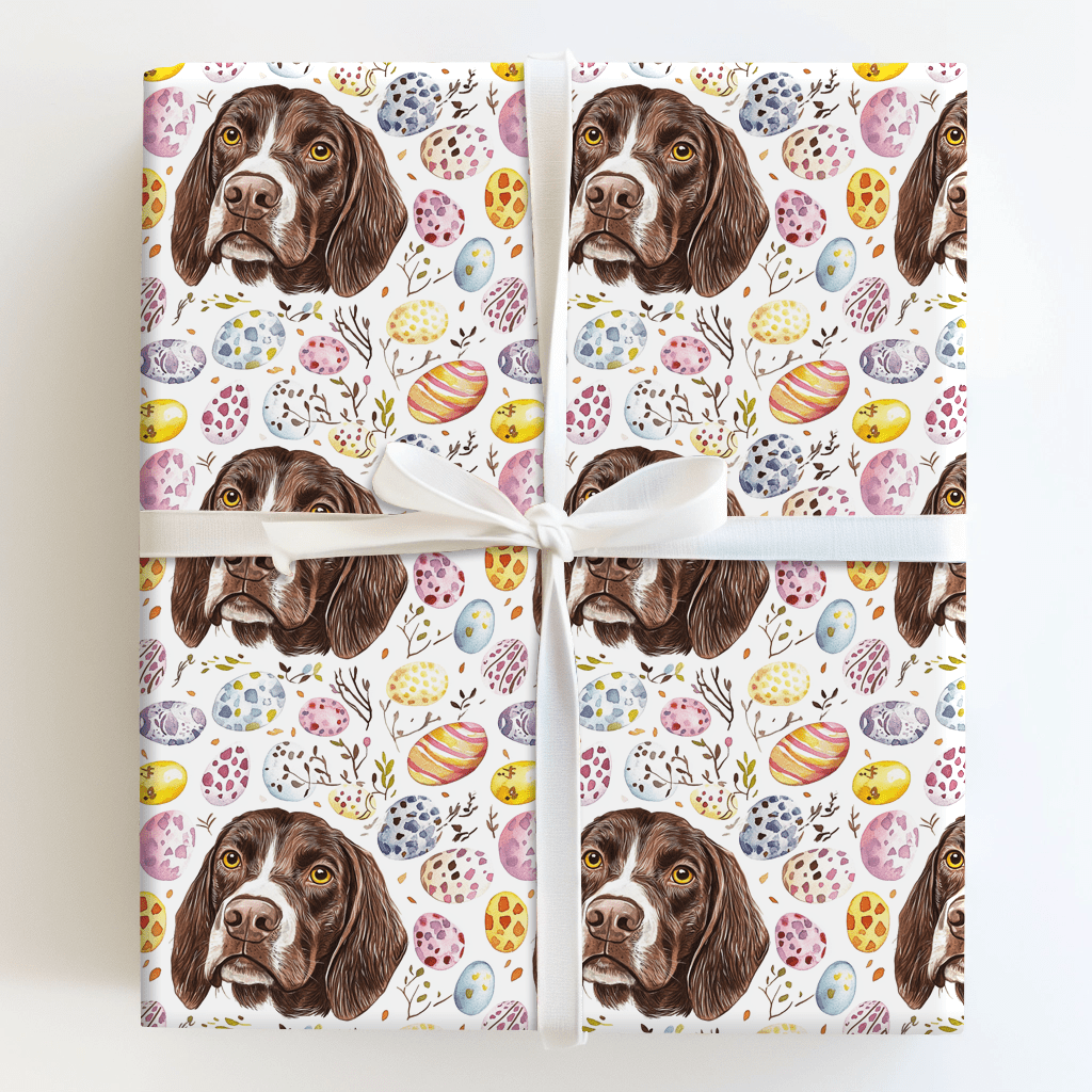 Easter Eggs with the GSP - Wrapping Paper - Aspen & Arlo