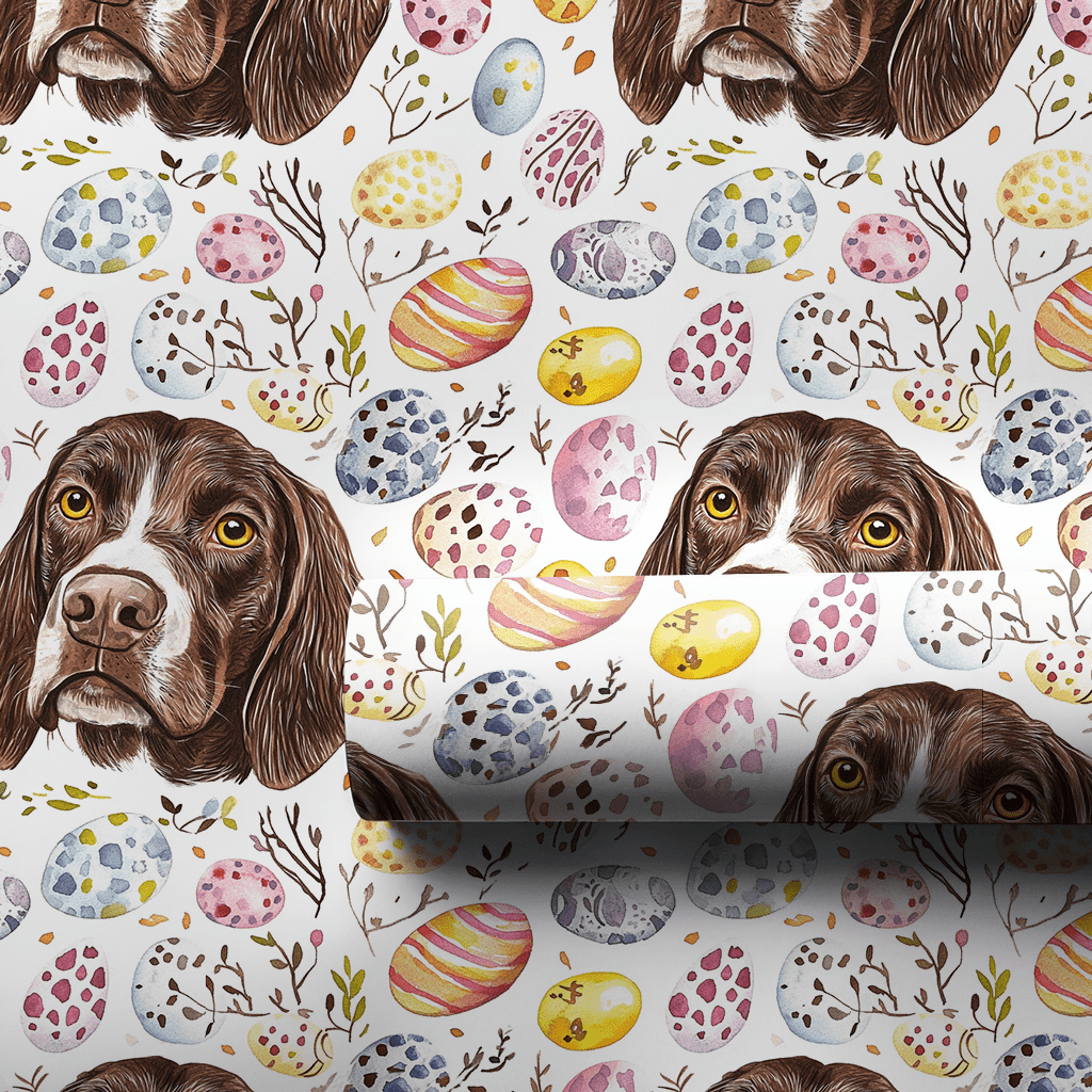 Easter Eggs with the GSP - Wrapping Paper - Aspen & Arlo