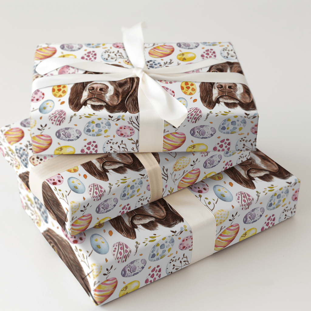Easter Eggs with the GSP - Wrapping Paper - Aspen & Arlo