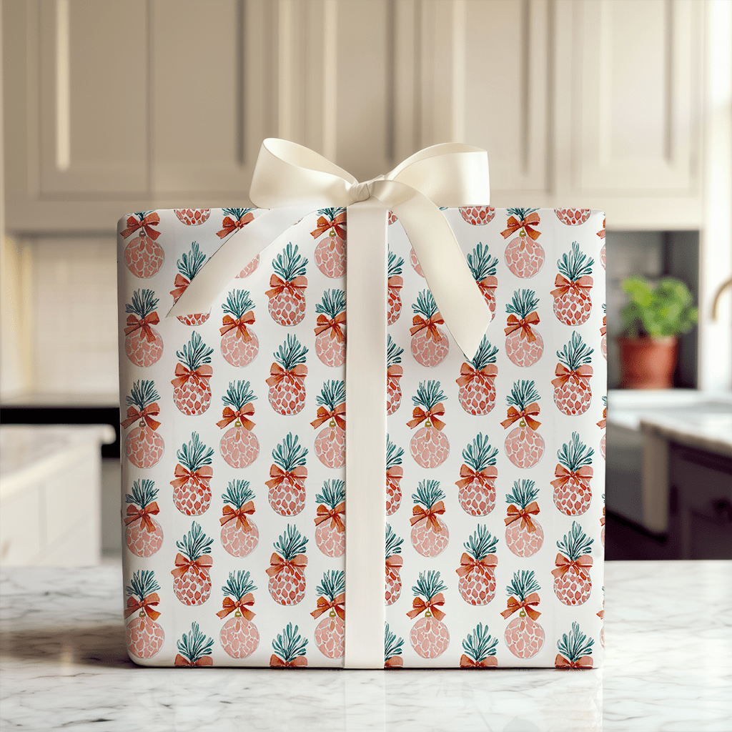 Fir Sure in Red - Wrapping Paper - Aspen & Arlo