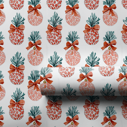 Fir Sure in Red - Wrapping Paper - Aspen & Arlo