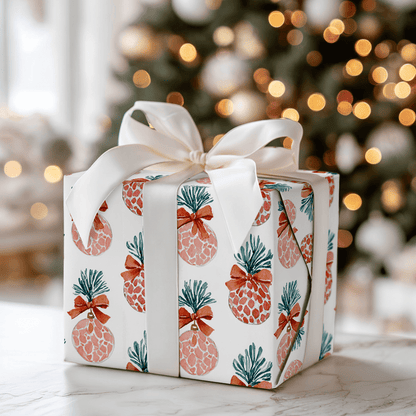 Fir Sure in Red - Wrapping Paper - Aspen & Arlo