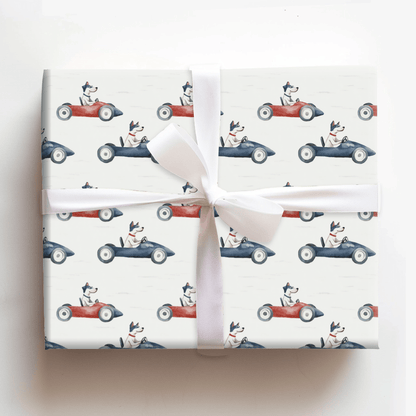 Puppy Pedals - Wrapping Paper - Aspen & Arlo