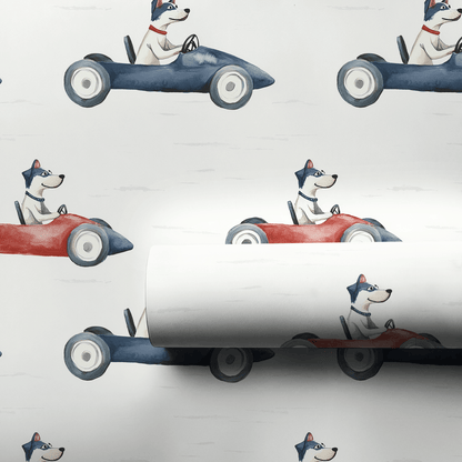 Puppy Pedals - Wrapping Paper - Aspen & Arlo