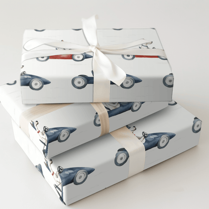 Puppy Pedals - Wrapping Paper - Aspen & Arlo