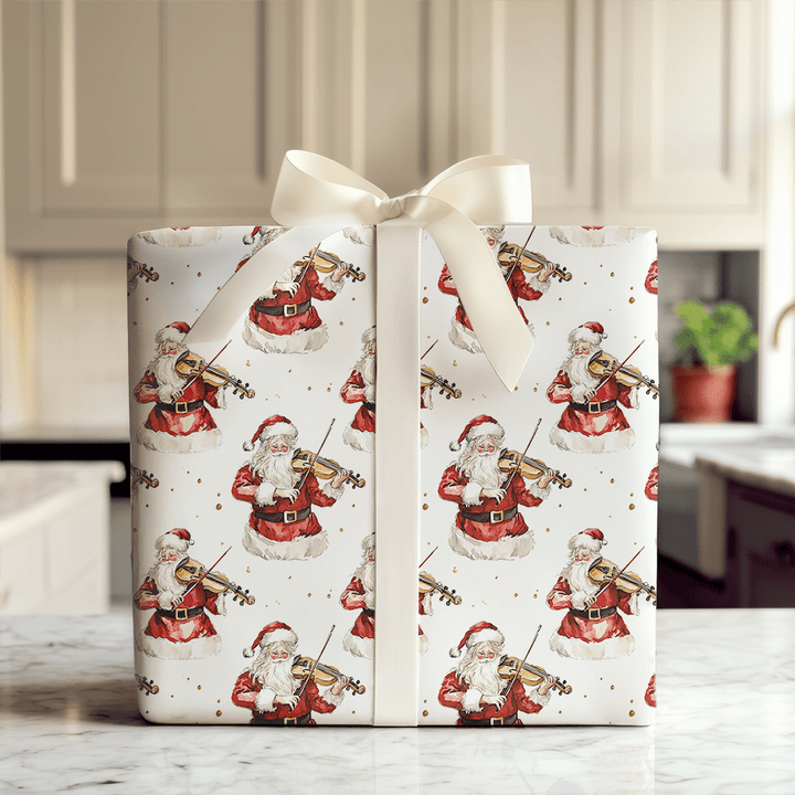 Jolly Jingle and Strings - Wrapping Paper - Aspen & Arlo